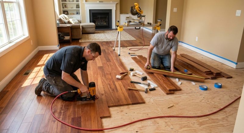 Cherry Floor Installation in Port Orange, FL