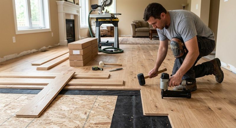 Hardwood Floor Installation in Deland, FL