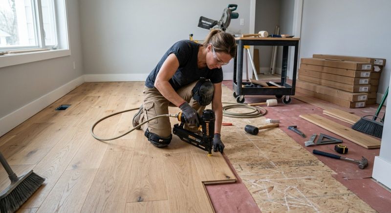 Hardwood Floor Installation in New Smyrna Beach, FL