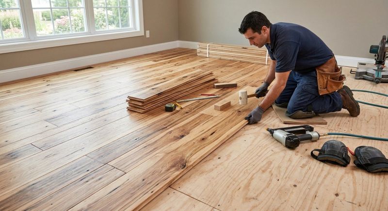 Hickory Floor Installation in Port Orange, FL