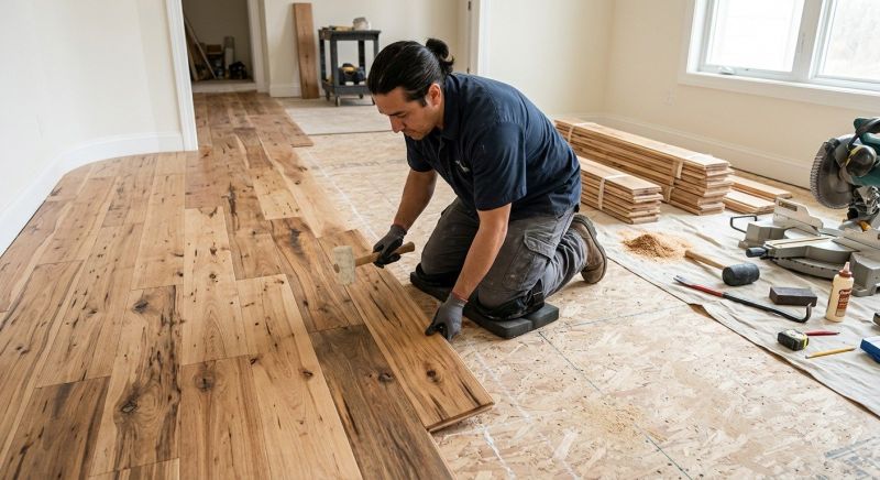 Hickory Floor Installation in Port Orange, FL
