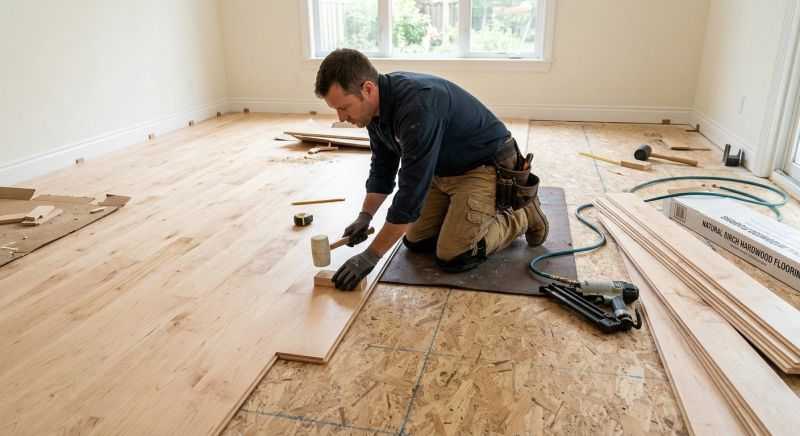 Maple Flooring Installation in De Leon Springs, FL