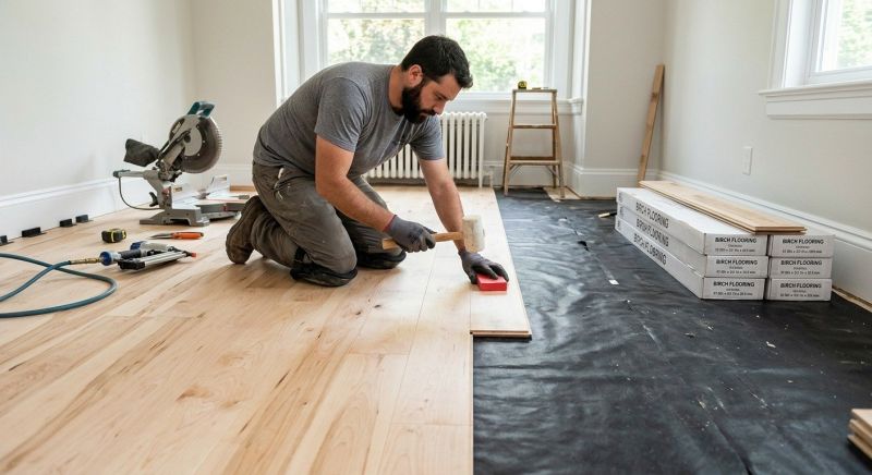 Maple Flooring Installation in Deland, FL