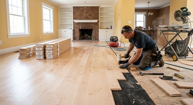 Maple Flooring Installation in Osteen, FL