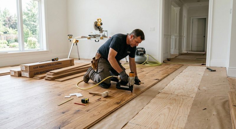 Oak Floor Installation in Deland, FL