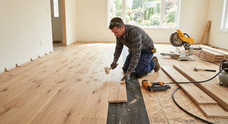 Oak Floor Installation in New Smyrna Beach, FL