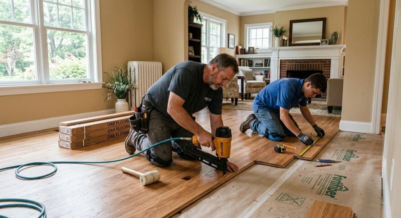 Oak Floor Installation in New Smyrna Beach, FL