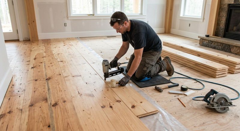 Pine Floor Installation in Port Orange, FL