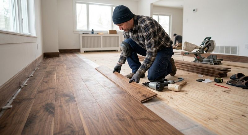 Walnut Flooring Installation in Port Orange, FL