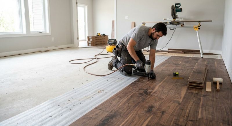 Walnut Flooring Installation in Port Orange, FL