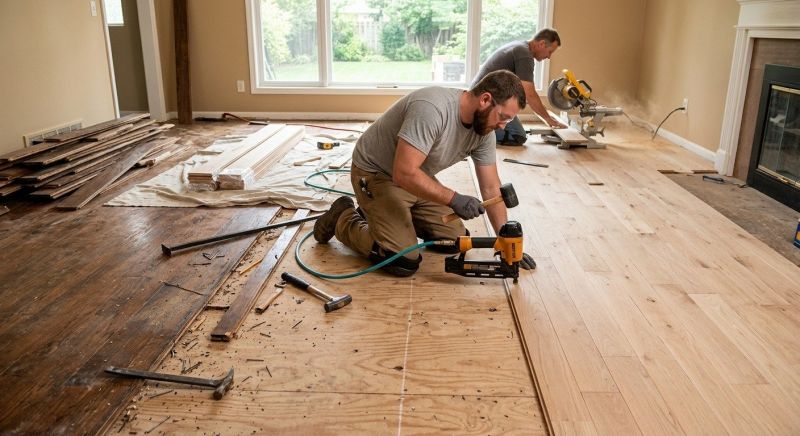 Wood Floor Replacement in De Leon Springs, FL